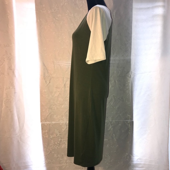 LULAROE above elbow sleeve Jersey Dress - Picture 5 of 6